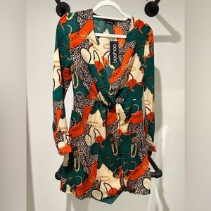 BOOHOO SUMMER DRESS — US SIZE 4 — BRAND NEW WITH TAGS